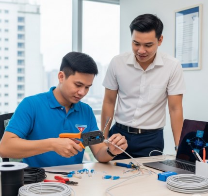 Dụng Cụ Cần Thiết Để Bấm Dây Mạng Tại Nhà Dụng Cụ Cần Thiết Để Bấm Dây Mạng Tại Nhà